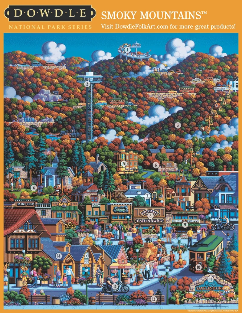 DMG Smoky Mountains (500pcs) (DAMAGED BOX)