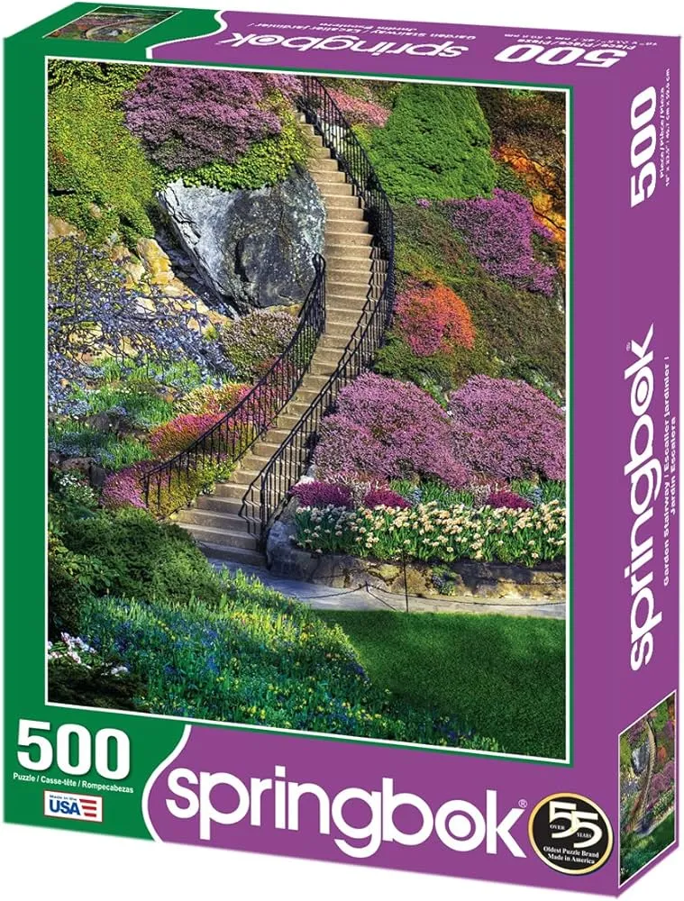 PFG Garden Stairway (500pcs) (Usage/Used - PUZZLES FOR GOOD)