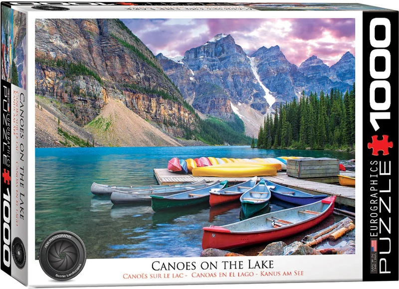 PFG Canoes on the Lake (1000pcs) (Usage/Used - PUZZLES FOR GOOD)