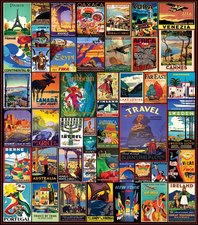 PFG Travel The World, Lewis T. Johnson (500pcs) (Usage/Used - PUZZLES FOR GOOD)