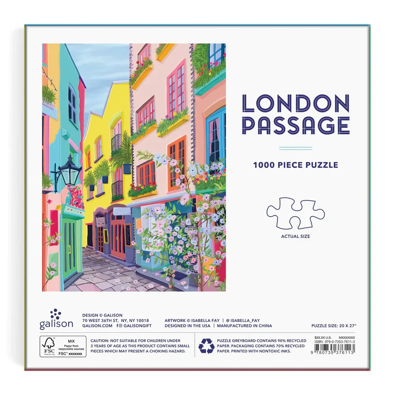 PFG London Passage (1000pcs) (Usage/Used - PUZZLES FOR GOOD)