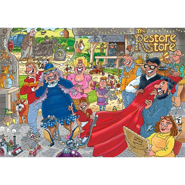 PFG Wasgij? Original #41 - The Restore Store (Usage/Used - PUZZLES FOR GOOD)