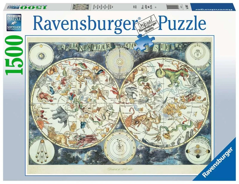 DMG Ravensburger Map of the World (1500 pcs) (DAMAGED BOX)