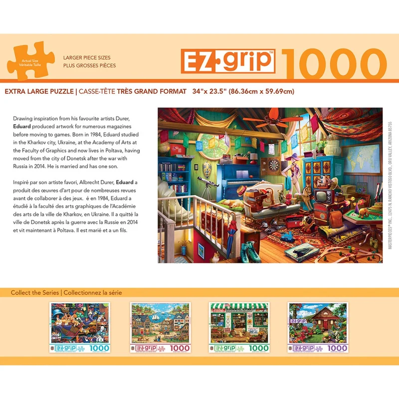 DMG Attic Treasures, Eduard (1000pcs) (EZ Grip) (DAMAGED BOX)