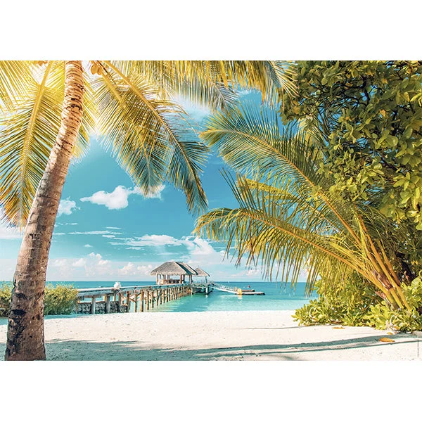 PFG Collection Evasion - Plage Paradisiaque (1500pcs) (Usage/Used - PUZZLES FOR GOOD)