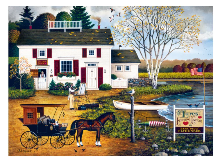 PFG Birch Point Cove, Charles Wysocki (Usage/Used - PUZZLES FOR GOOD)