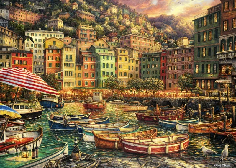 PFG Vibrance of Italy, Chuck Pinson (500pcs) (Usage/Used - PUZZLES FOR GOOD)