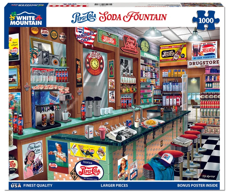 DMG Pepsi Soda Fountain (1000pcs) (DAMAGED BOX)