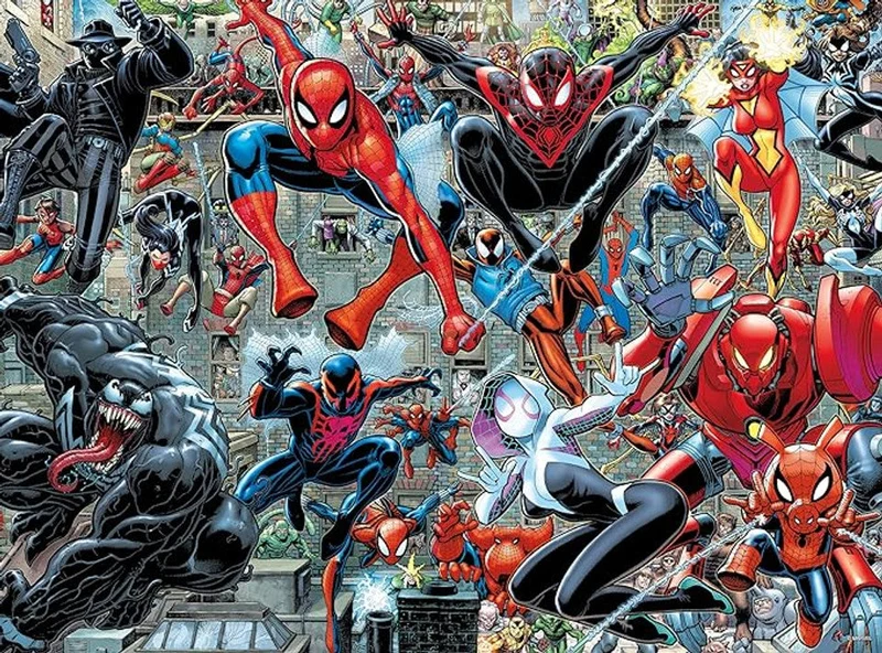 DMG Silver Select - Spider-verse (1000pcs) (DAMAGED BOX)