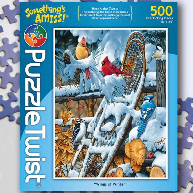 PFG Wings of Winter - Something's Amiss (500pcs) (Usage/Used - PUZZLES FOR GOOD)