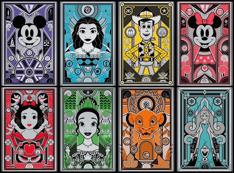 DMG Silver Select - Disney Deco-Luxe Collage (1000pcs) (DAMAGED BOX)
