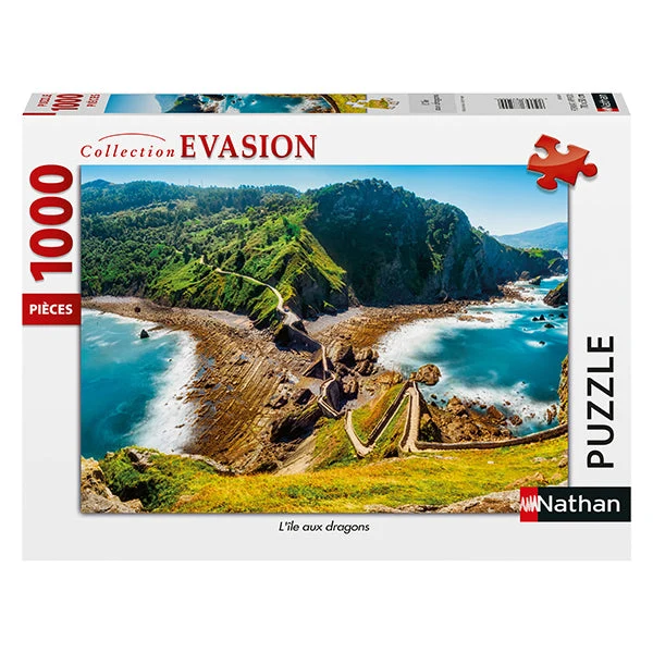 PFG Collection Evasion - L'Ile aux Dragons (1000pcs) (Usage/Used - PUZZLES FOR GOOD)