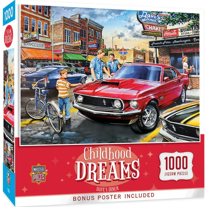 DMG Childhood Dreams - Dave's Diner (1000pcs) (DAMAGED BOX)
