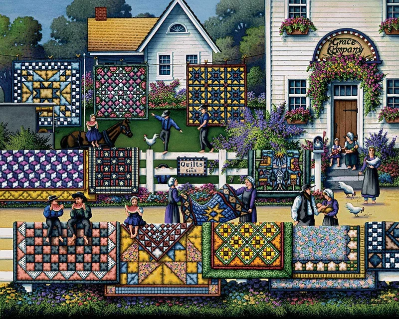 PFG Amish Quilts - Quilts For Sale! (Usage/Used - PUZZLES FOR GOOD)