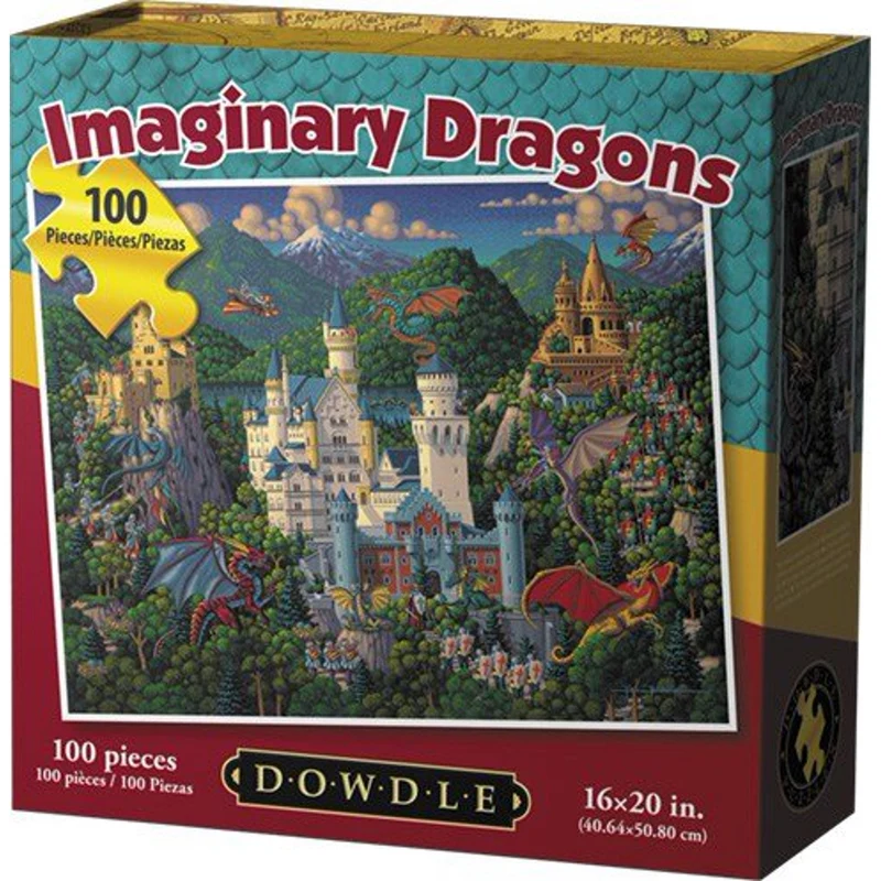 PFG Imaginary Dragons (100pcs) (Usage/Used - PUZZLES FOR GOOD)