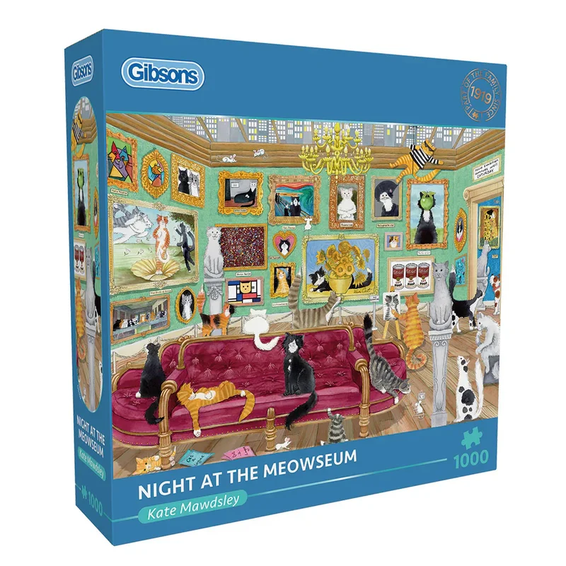 DMG Night at the Meowseum, Kate Mawdsley (1000pcs) (DAMAGED BOX)