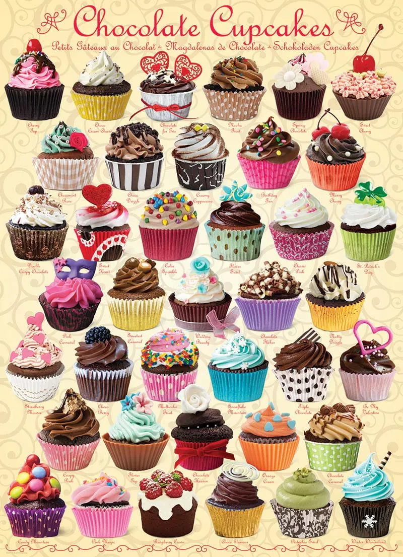 PFG Chocolate Cupcakes (Recipe Included) (Usage/Used - PUZZLES FOR GOOD)