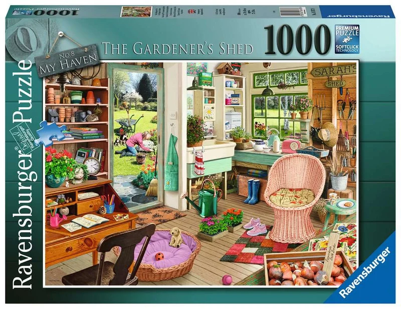 DMG Ravensburger My Haven #8 - The Garden Shed (1000pcs) (DAMAGED BOX)