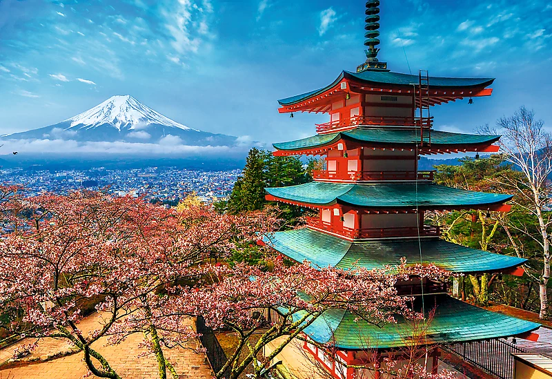 PFG Mount Fuji (1500pcs) (Usage/Used - PUZZLES FOR GOOD)