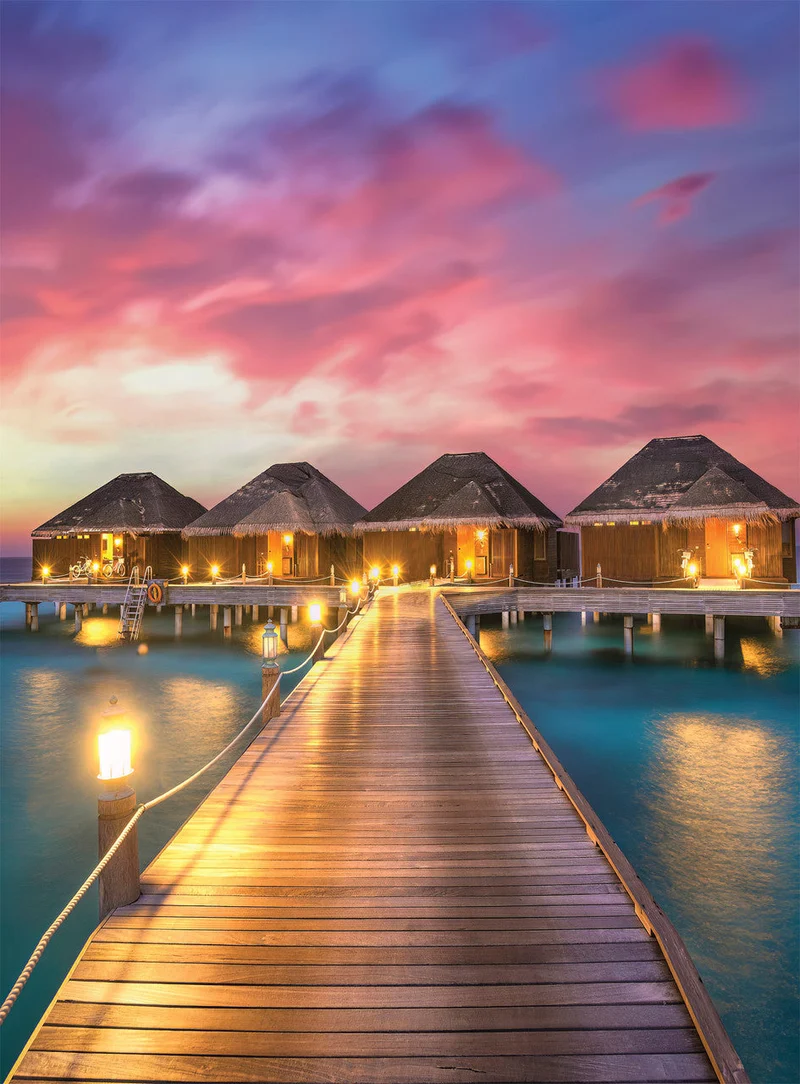 DMG Night & Day - Maldives Bungalows (1000pcs) (DAMAGED BOX)