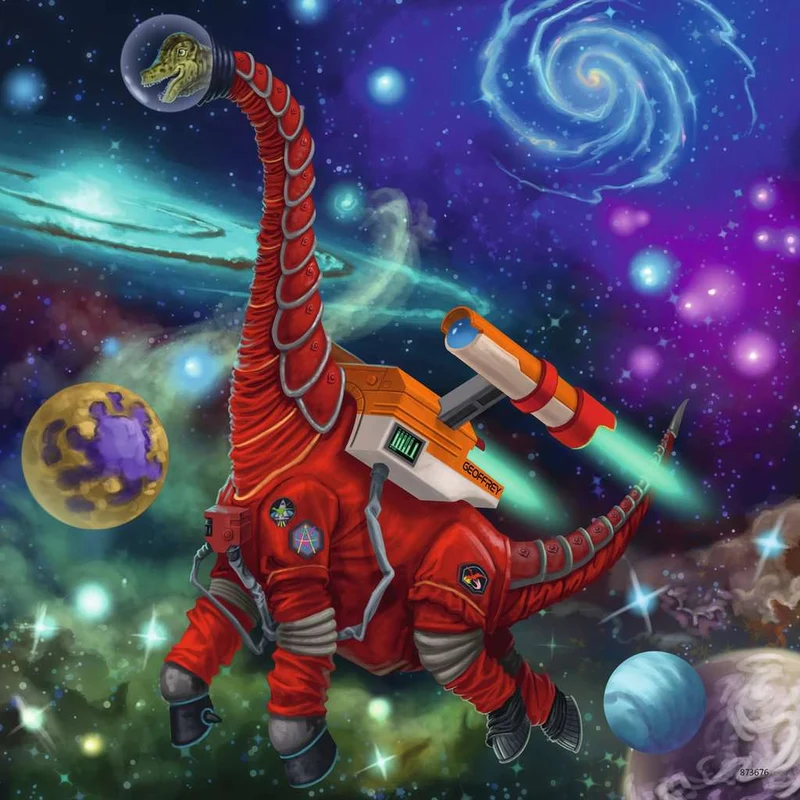 Ravensburger Dinosaurs in Space (3 x 49 pcs)