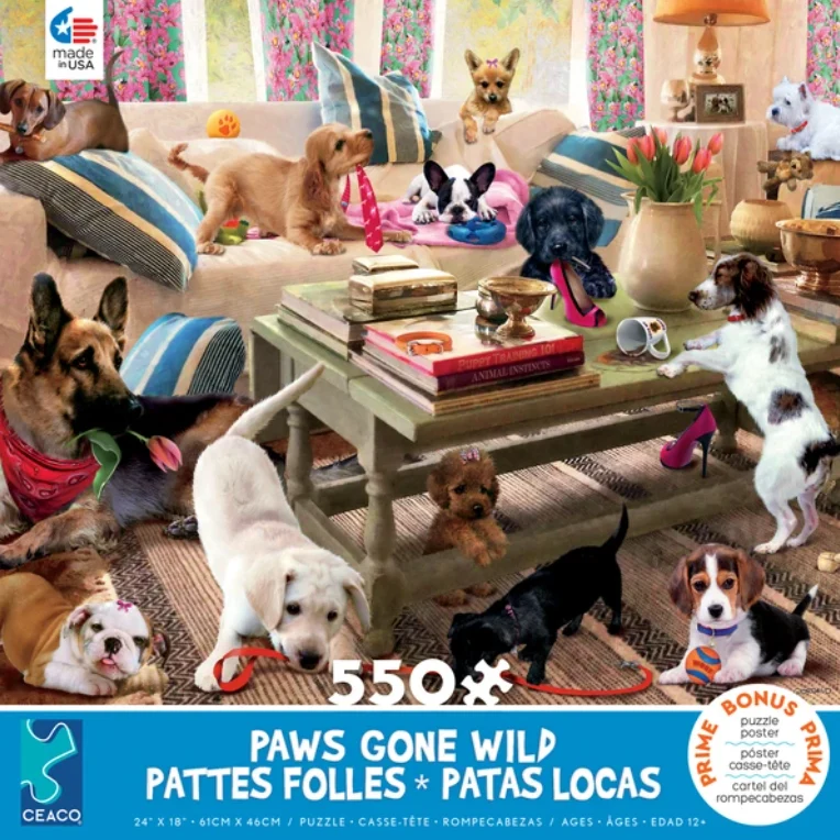 DMG Paws Gone Wild - Living Room Rompers (DAMAGED BOX)