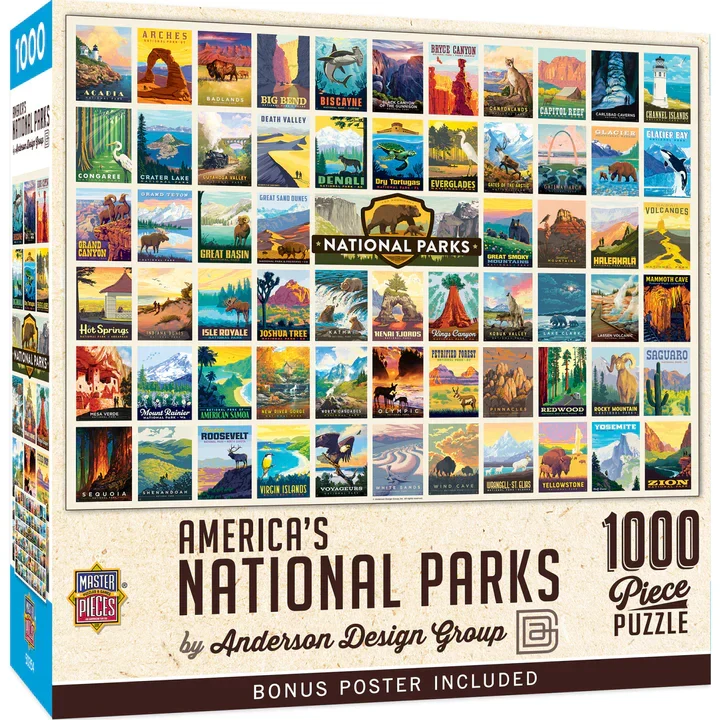 DMG Anderson Design Group - America's National Parks (1000pcs) (DAMAGED BOX)