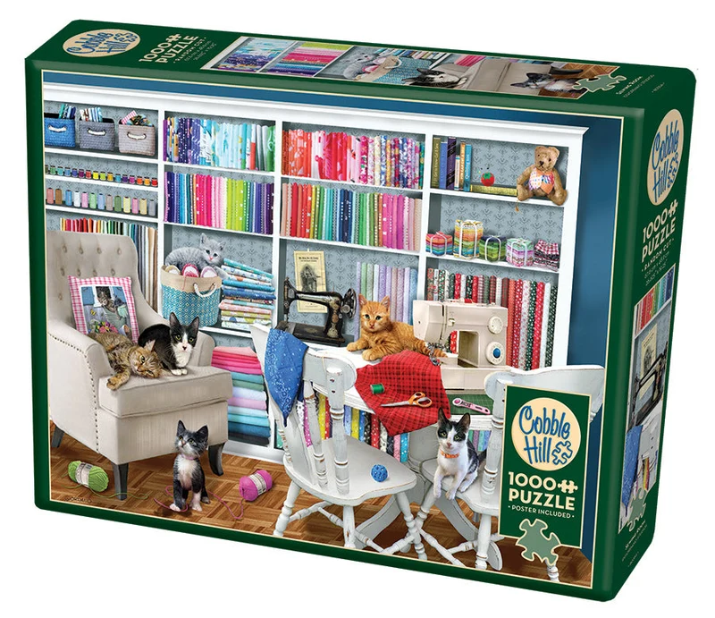 PFG Sewing Room, Robert Giordano (1000pcs) (Usage/Used - PUZZLES FOR GOOD)
