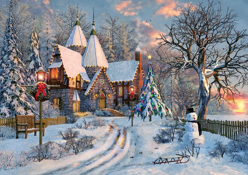 PFG Christmas Cottage, Dominic Davison (Usage/Used - PUZZLES FOR GOOD)