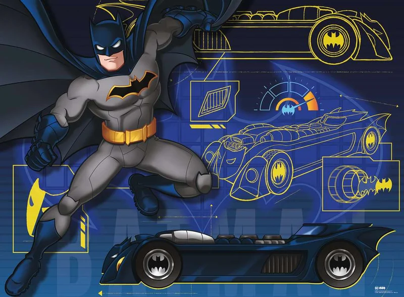 DMG Ravensburger Batman - The Batmobile (100 XXL) (DAMAGED BOX)