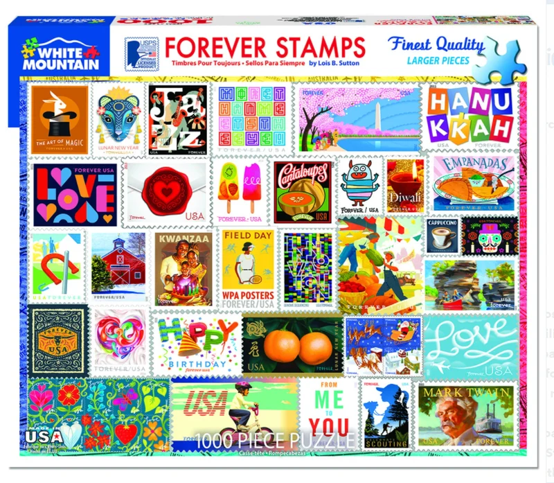 PFG Forever Stamps, Lois B. Sutton (Usage/Used - PUZZLES FOR GOOD)