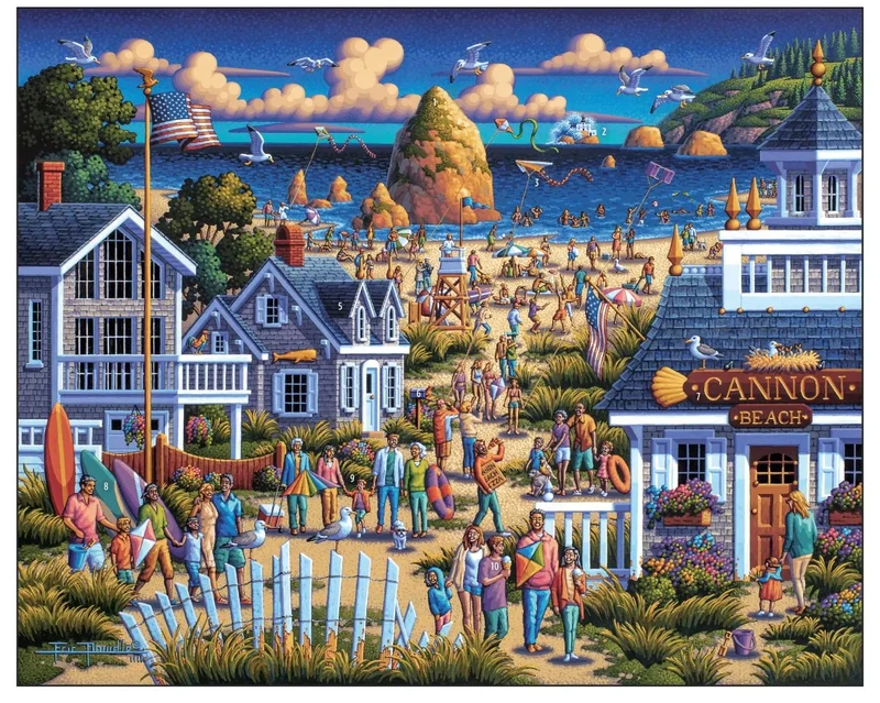 PFG Cannon Beach (1000pcs) (Usage/Used - PUZZLES FOR GOOD)