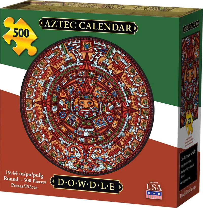 PFG Aztec Calendar (500pcs) (Usage/Used - PUZZLES FOR GOOD)