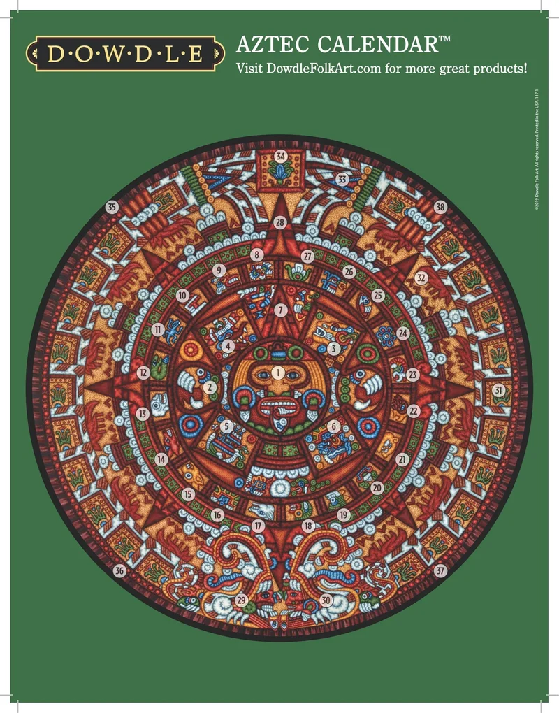 PFG Aztec Calendar (500pcs) (Usage/Used - PUZZLES FOR GOOD)