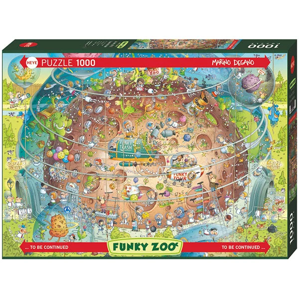 DMG Funky Zoo: Cosmic Habitat, Marino Degano (1000pcs) (DAMAGED BOX)
