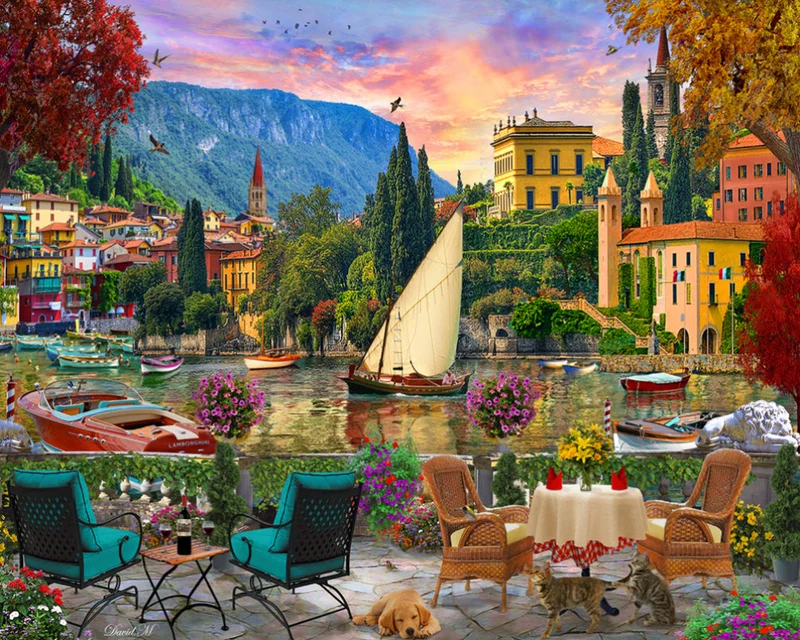 PFG Al Fresco Italy (Usage/Used - PUZZLES FOR GOOD)
