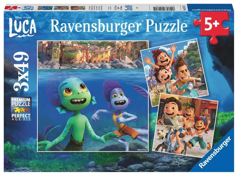 Ravensburger Disney Pixar - Luca (3 x 49 pcs)