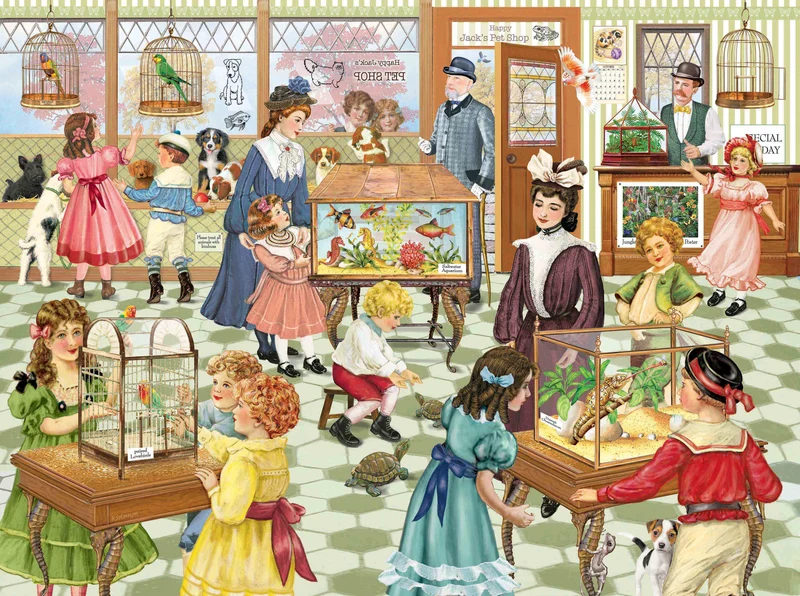 PFG Happy Jack's Pet Shop, Rosiland Solomon (1000pcs) (Usage/Used - PUZZLES FOR GOOD)