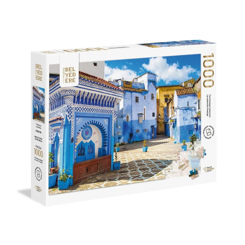 PFG Prestige Collection - The Blue City (1000pcs) (Usage/Used - PUZZLES FOR GOOD)