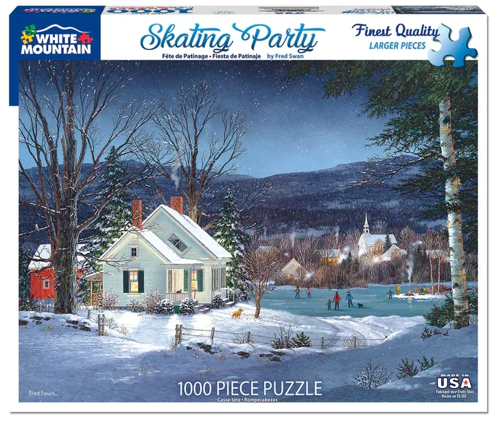 PFG Skating Party, Fred Swan (Usage/Used - PUZZLES FOR GOOD)