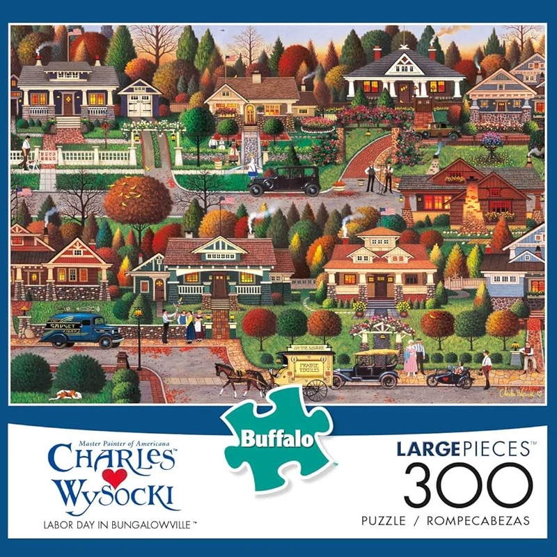 PFG Labor Day in Bungalowville (Usage/Used - PUZZLES FOR GOOD)