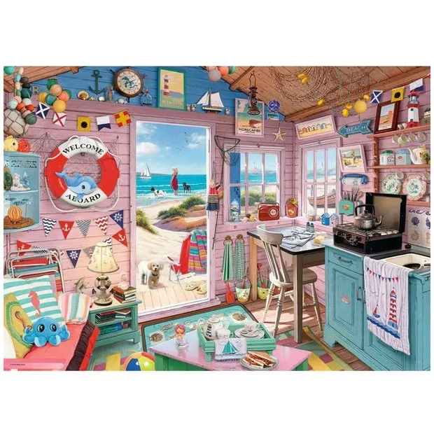 PFG Ravensburger The Beach Hut - My Haven No 7 (Usage/Used - PUZZLES FOR GOOD)