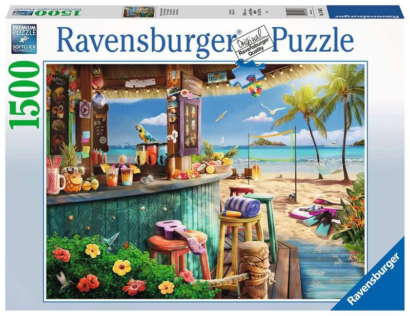 PFG Ravensburger Beach Bar Breezes (1500pcs) (Usage/Used - PUZZLES FOR GOOD)