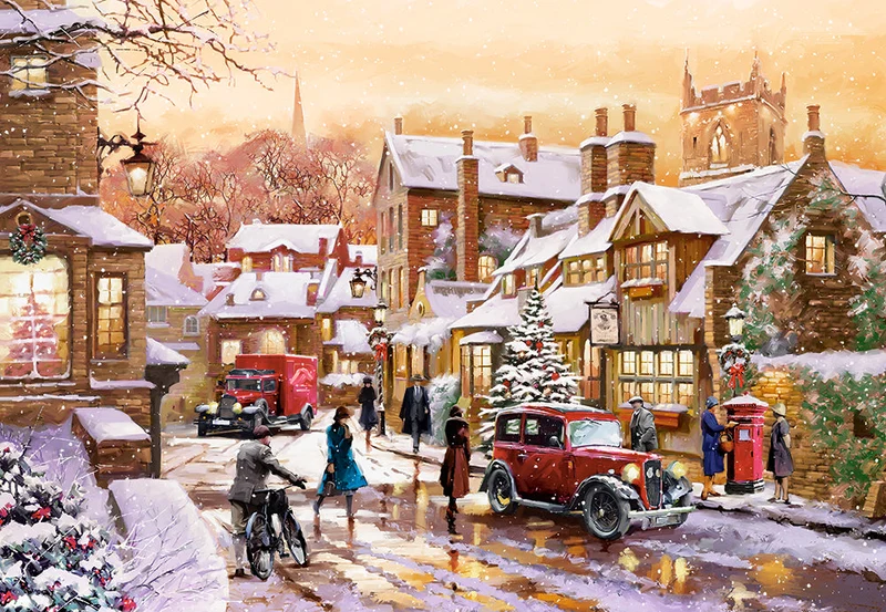 PFG Vintage Winterland (1000pcs) (Usage/Used - PUZZLES FOR GOOD)