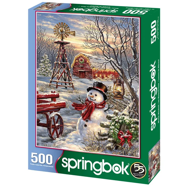 PFG Winter Windmill (500pcs) (Usage/Used - PUZZLES FOR GOOD)