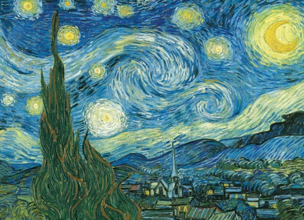 3D - Starry Night, Vincent Van Gogh (300pcs)