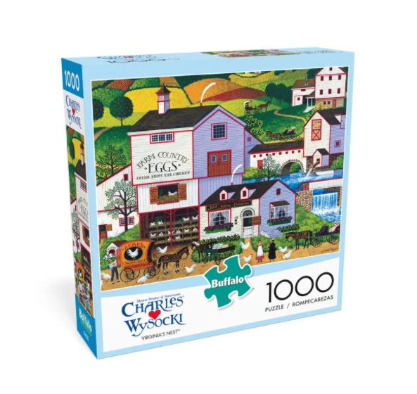 PFG Virginias Nest, Charles Wysocki (1000pcs) (Usage/Used - PUZZLES FOR GOOD)