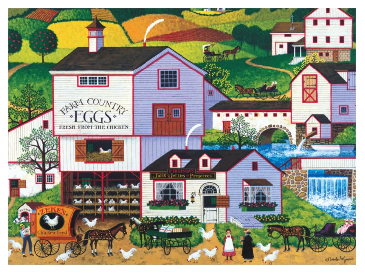 PFG Virginias Nest, Charles Wysocki (1000pcs) (Usage/Used - PUZZLES FOR GOOD)