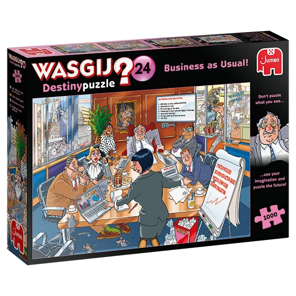 PFG Wasgij? Destiny #24, Business As Usual / Les affaires sont les affaires ! (Usage/Used - PUZZLES FOR GOOD)