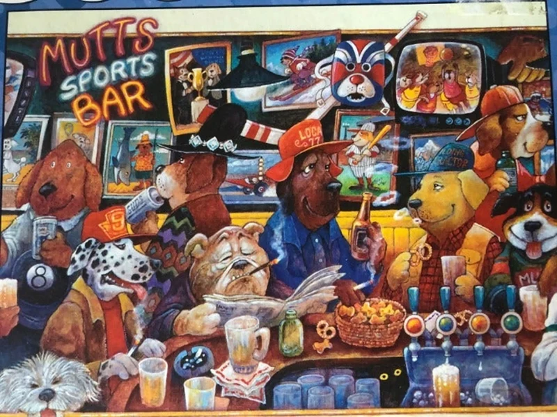 PFG Mutts Sports Bar (Usage/Used - PUZZLES FOR GOOD)